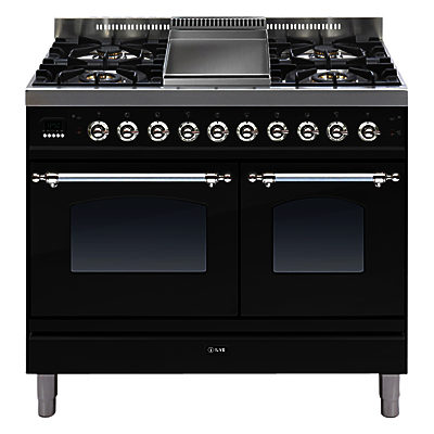 ILVE PDN100FMP Milano Freestanding Dual Fuel Range Cooker Matte Black ILVE PDN100FMP Milano Freestanding Dual Fuel Range Cooker Matte Black